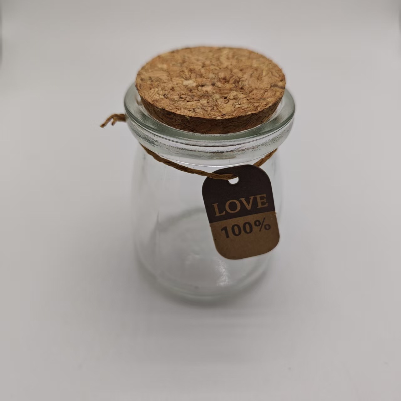 布丁瓶200ml木塞玻璃瓶  透明布丁瓶  糖果创意礼品许愿漂流瓶