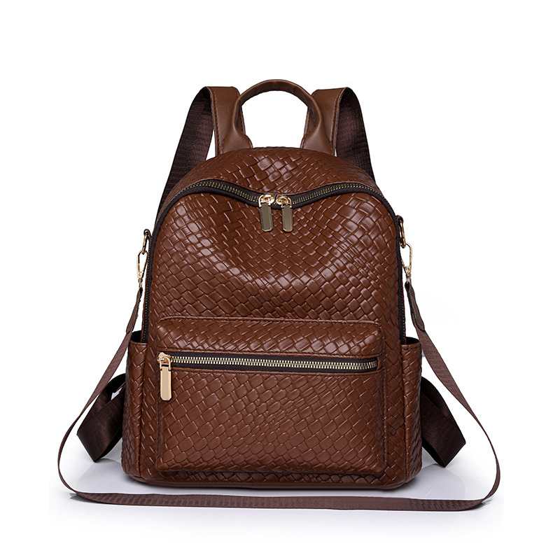 Venta al por mayor transfronteriza 2023 nueva mochila multifuncional de doble uso para mujer casual moda color sólido mochila de gran capacidad marea