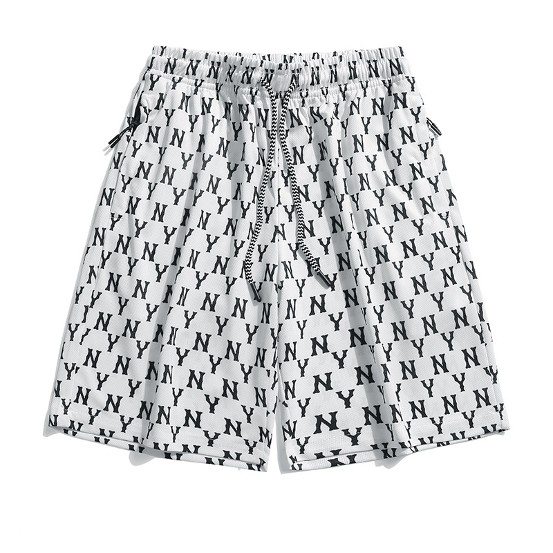 Shorts for men's summer fashion versatile capris, loose oversized casual printed trendy beach pants, thin pants_voghion.com