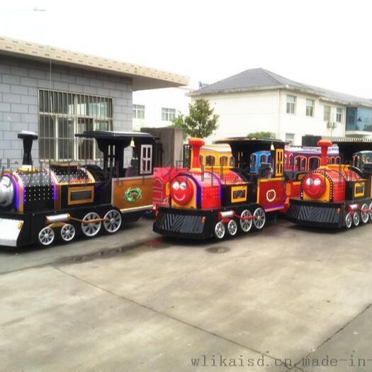 Park, Playground Touring Performance Train, Kidsren's Ride on and Play Railless Train