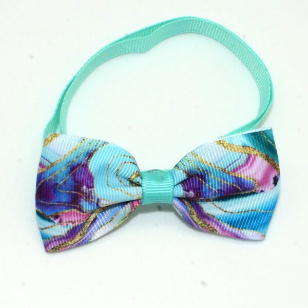 marble bow tie with bow