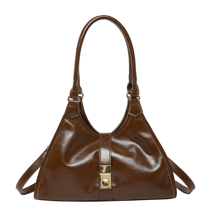 Bolso de axila de textura transfronteriza 2025 verano nuevo bolso de hombro de camuflaje retro bolso de mensajero de gran capacidad mujer