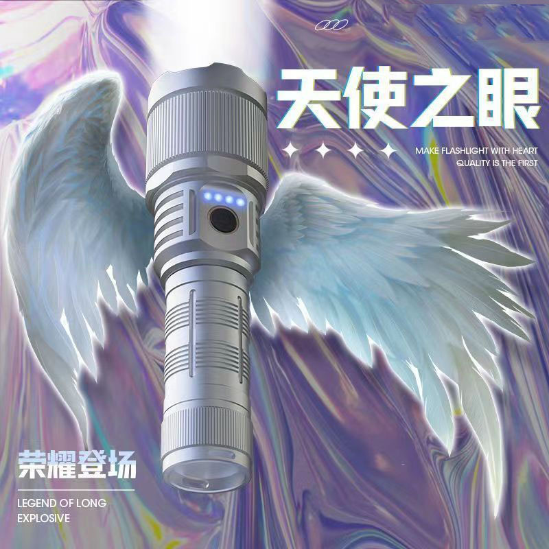 TS10 linterna láser blanco de largo alcance