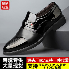 Amazon AliExpress 人気のクロスボーダー大きいサイズ 48 英国スタイルメンズビジネスフォーマルカジュアル結婚式新郎革靴