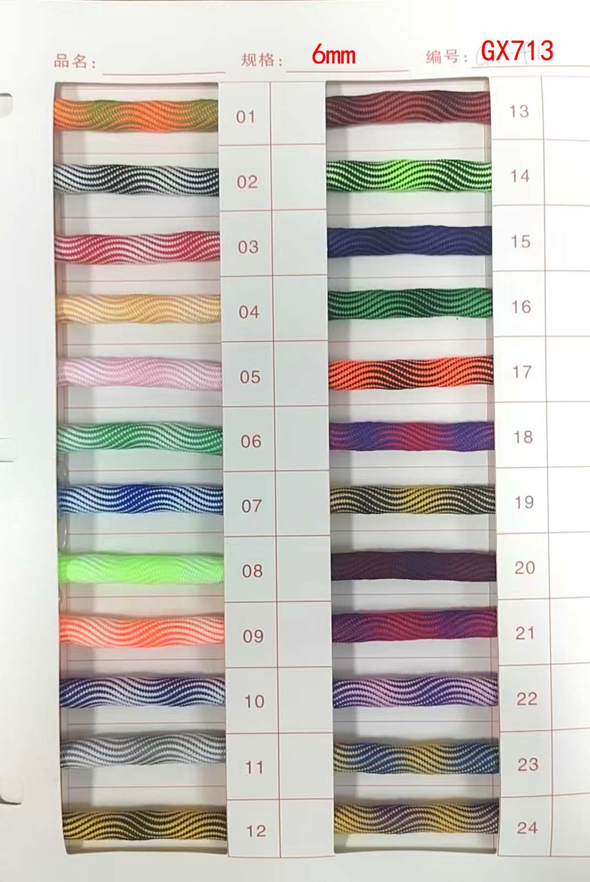 6 / 8 / 10mm poliéster de color core trenzado teléfono móvil camisa redonda cuerda de color intercalada cuerda de bolsa de mano