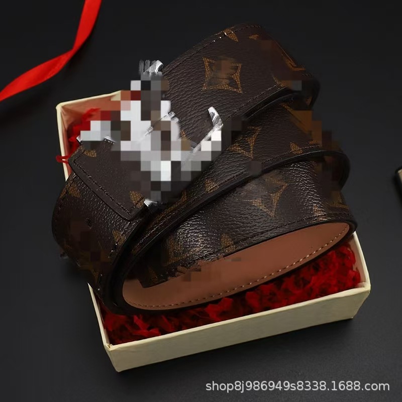 Coffee flower silver buckle