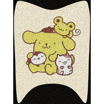 Suitable for Yadi Maimang H Cute Electric vehicle foot mat - pudding-dog
