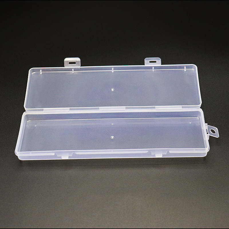 プラスチックボックスの長いフラットボックスには、長方形の収納ボックスpp透明包装ボックスのプラスチックのハードボックスの卸売りがあります。