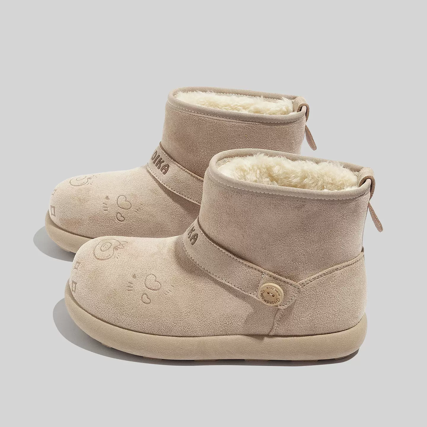 百搭高颜值保暖雪地靴2025冬季加绒加厚轻便棉鞋ins时尚休闲女鞋