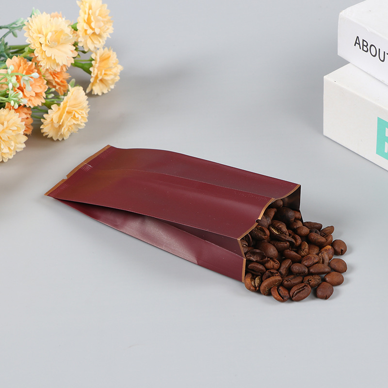 咖啡豆防潮包装袋干果零食防水自封袋铝箔密封八边封真空袋批发