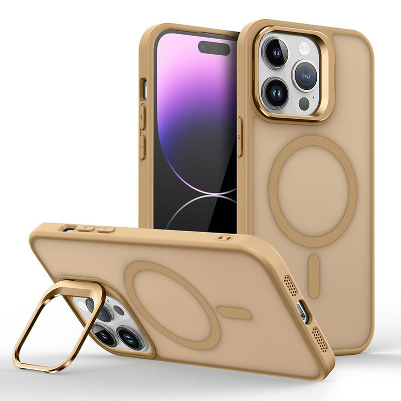 肌感マグネットスタンドiphone16pro携帯ケースは12リンゴ16/15フロスト13miniクロスボーダー14を適用|undefined