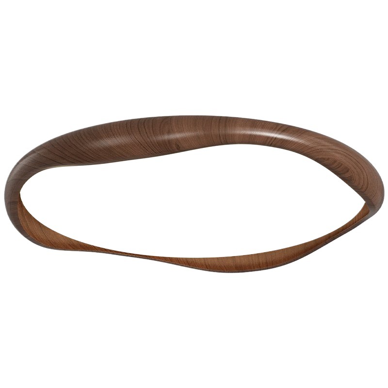 Luz de techo de dormitorio medieval retro de alta gama americana retro color nuez simple super brillante protección de los ojos sala lámpara Zhongshan