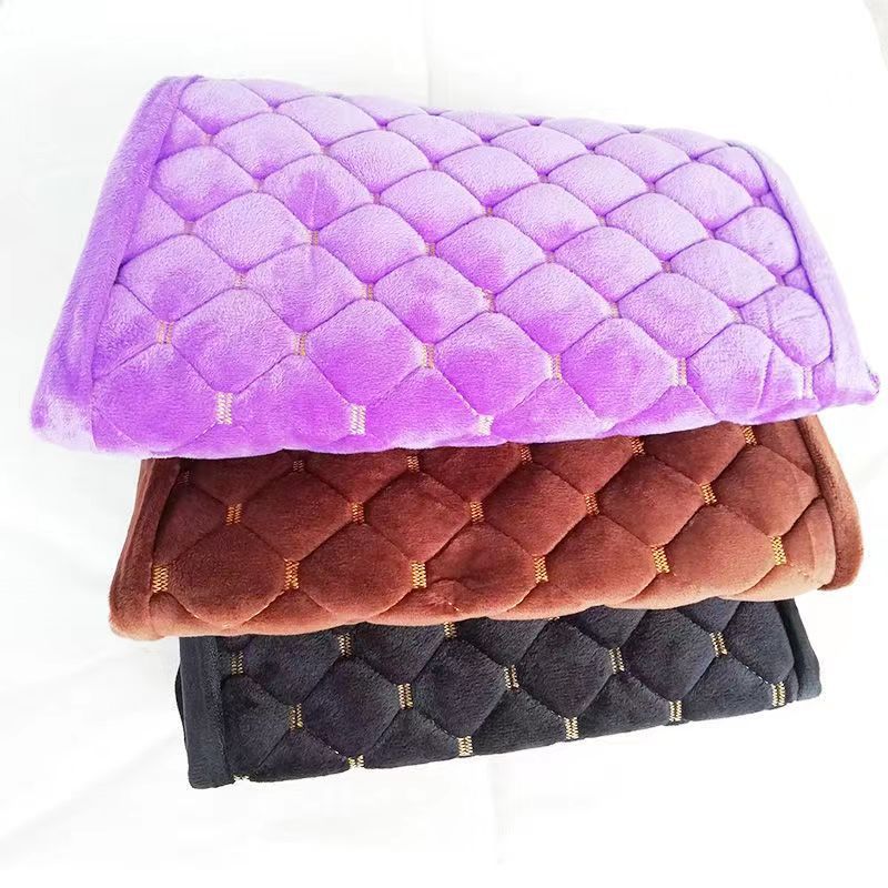 Electric car seat cover thickened fleece-lined motorcycle seat cover autumn and winter warm cotton seat cover battery car seat cover