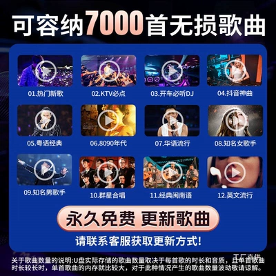 Car DVD player: Music USB Flash Drive New Songs