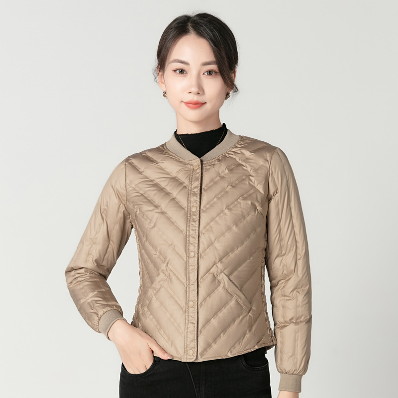 Down Lining Women's Slim Fit Inner Wear and Outer Wear Warm Winter New Style Light and Slim Jacket down Jacket Dropshipping