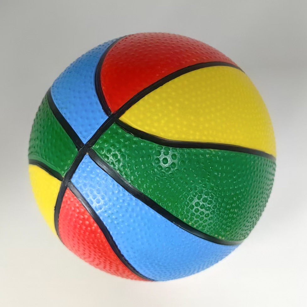 Fábrica directa de juguetes para niños arco iris / sandía / serie de fútbol de PVC para niños batería de pelota