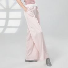 现代舞裤基训舞裤空气裤宽松高腰垂感直筒阔腿显腿长