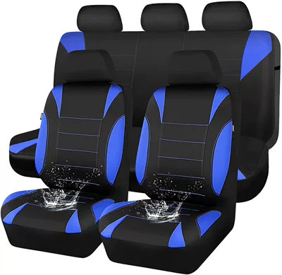 Cushion Cover Amazon Temu – Universal seat cover - blue-2-piece-set-single-seat