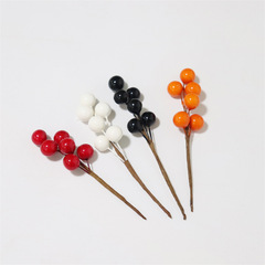 Simulated plant festive decorative berries Creative diy shooting decorative red berries Home decoration simulated berries