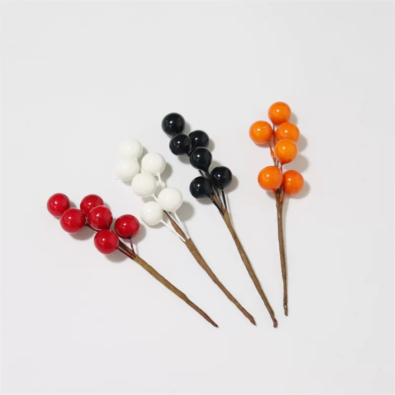 Simulation Plants Festive Decoration Piston Creative DIY shooting decoration red pulp fruit home decoration simulation berries