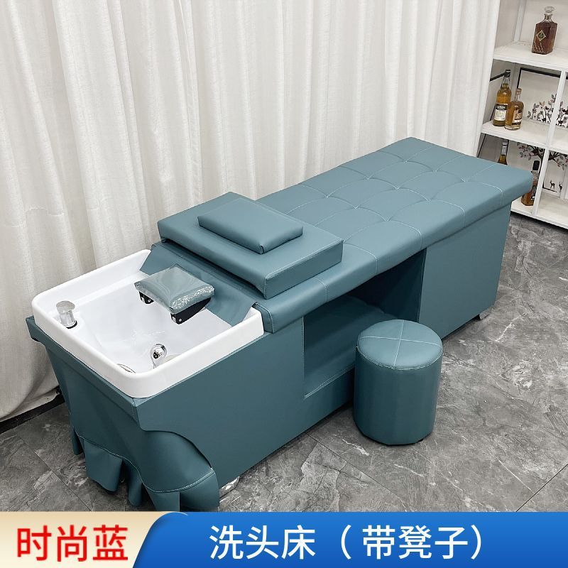 包邮洗头床理发店专用全躺美容美发泰式按摩床洗头床带热水器包邮|undefined