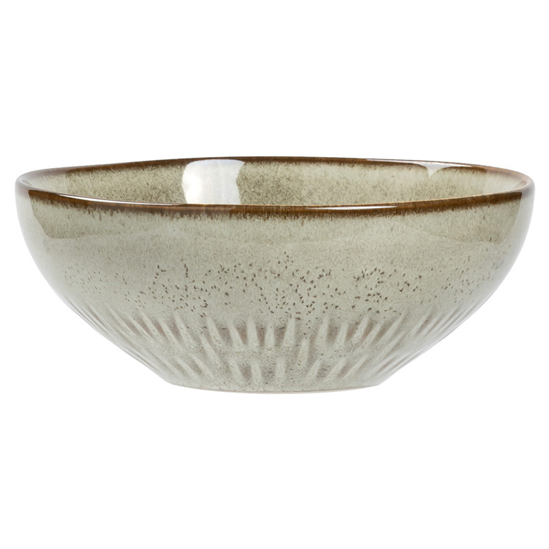 horno japonés esmaltado cuenco de cerámica cuenco de ensalada de frutas cuenco abierto cuenco de mesa retro al por mayor cuenco de fideos cuenco