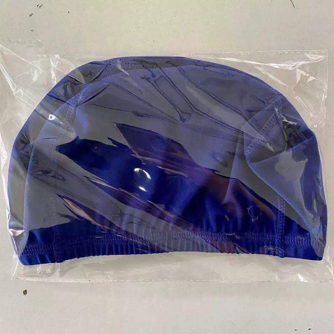 Swimming cap for men and women, cloth, pack for swimming, polyester, direct factory sales