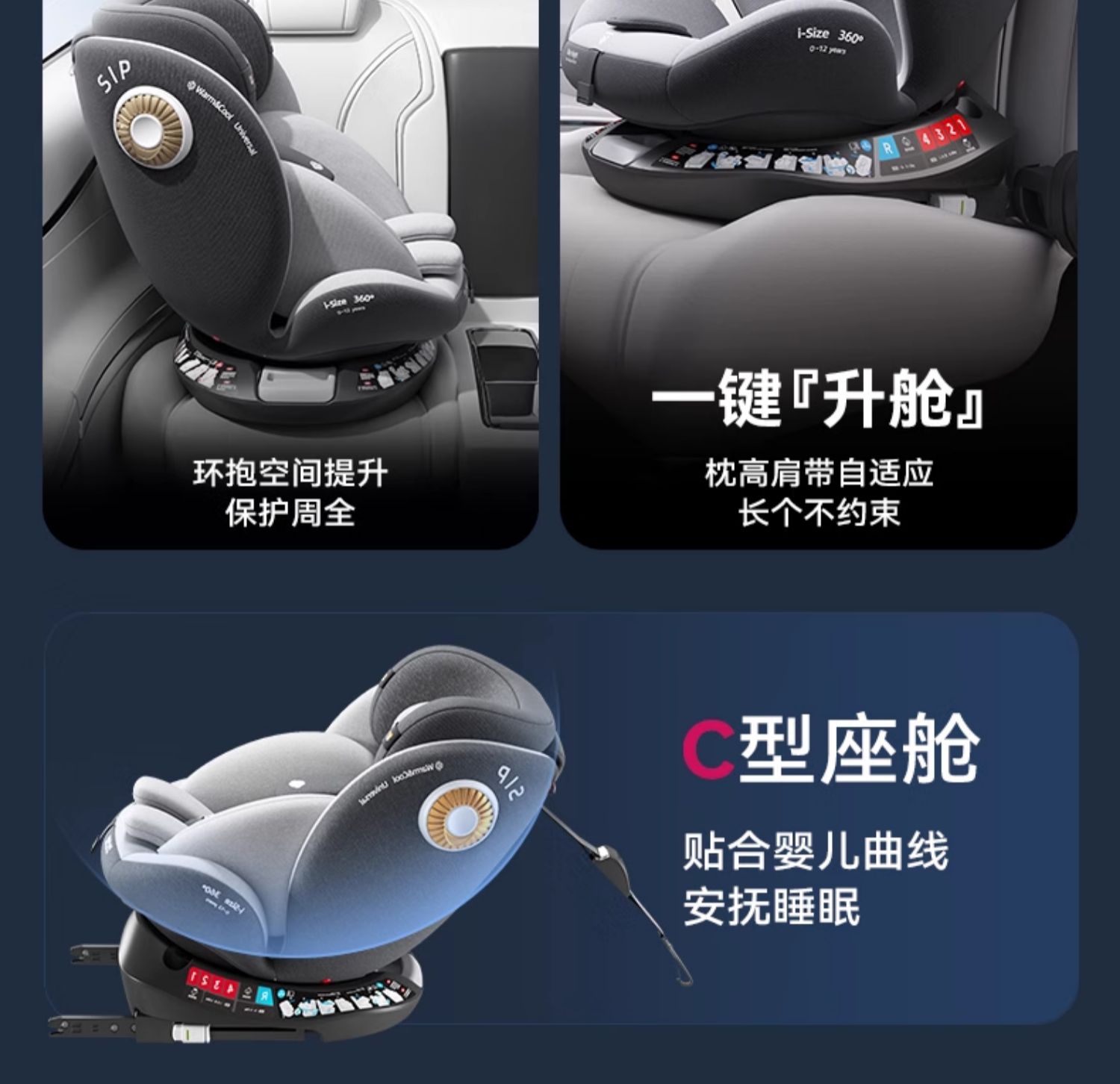 German Children's Car Seat Car-Mounted Newborn Infants and Toddlers