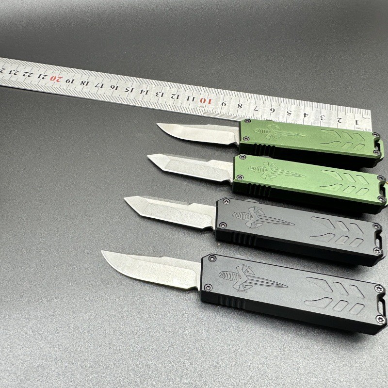 户外迷你高硬度伸缩小刀CNC航空铝合金口袋刀快递小刀