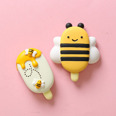 New Cartoon Food and Play Popsicle Magnetic Refrigerator Magnet Magnet Wholesale DIY Creative Magnet 3D Stereo Ins Style