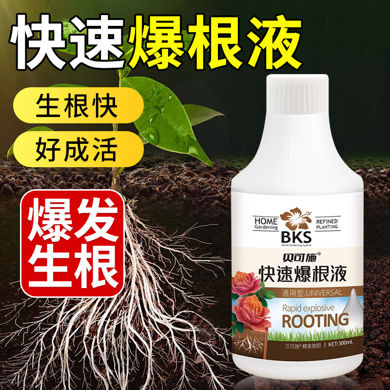 贝可施快速爆根液免稀释通用型家庭园艺营养液生根花卉绿植代批发