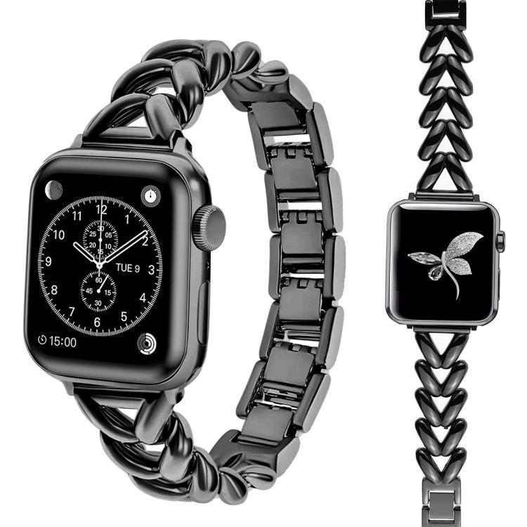 xDfind para Apple Watch 38 -49 / S10 42mm xDfind Reloj de metal en forma de V