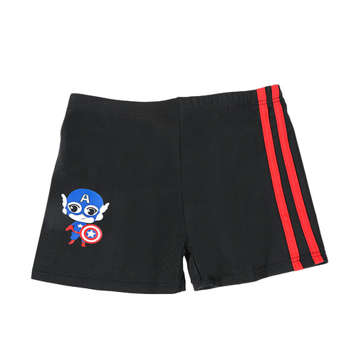 Children's swim trunks cartoon anime small medium large boy hot spring swimming suit boy baby flat waist quick-dry shorts