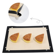 厂家直供果蔬烘焙烤垫  透气烤箱工具微波炉蛋糕饼干面包硅胶烤垫