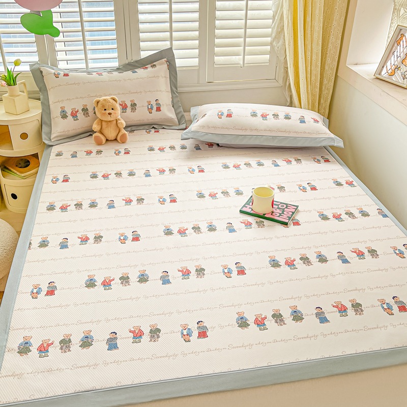 Silk mat, cartoon summer set, 3 piece set