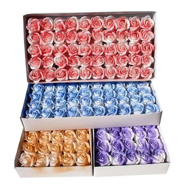 soap for St. Valentine's Day contains rose