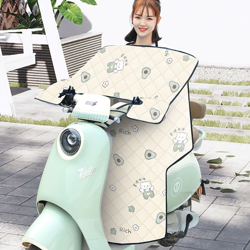 Nuevo tipo de coche eléctrico cubierta de viento de verano coche de batería impermeable cubierta solar cubierta de motocicleta cubierta de viento coche eléctrico cubierta solar