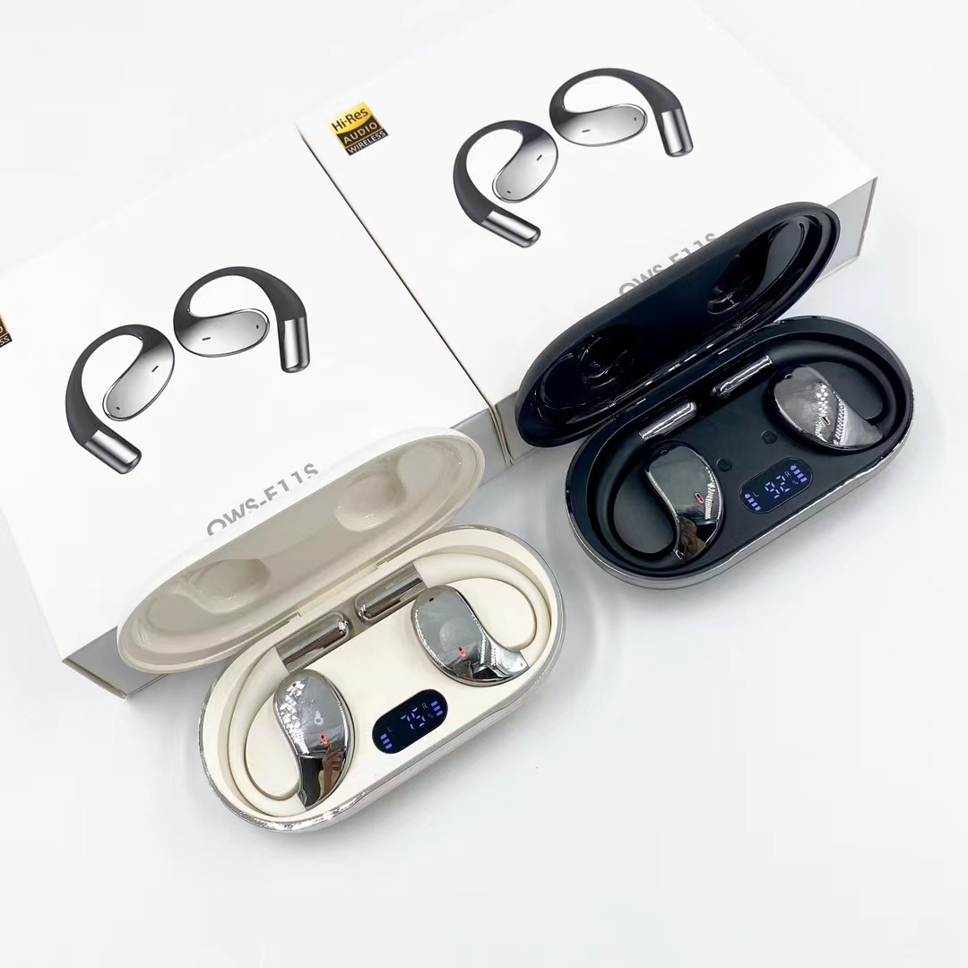 2024 nuevos auriculares Bluetooth E11S de alta calidad de sonido OWS no entren en el oído deportivo inalámbrico de larga duración image 3