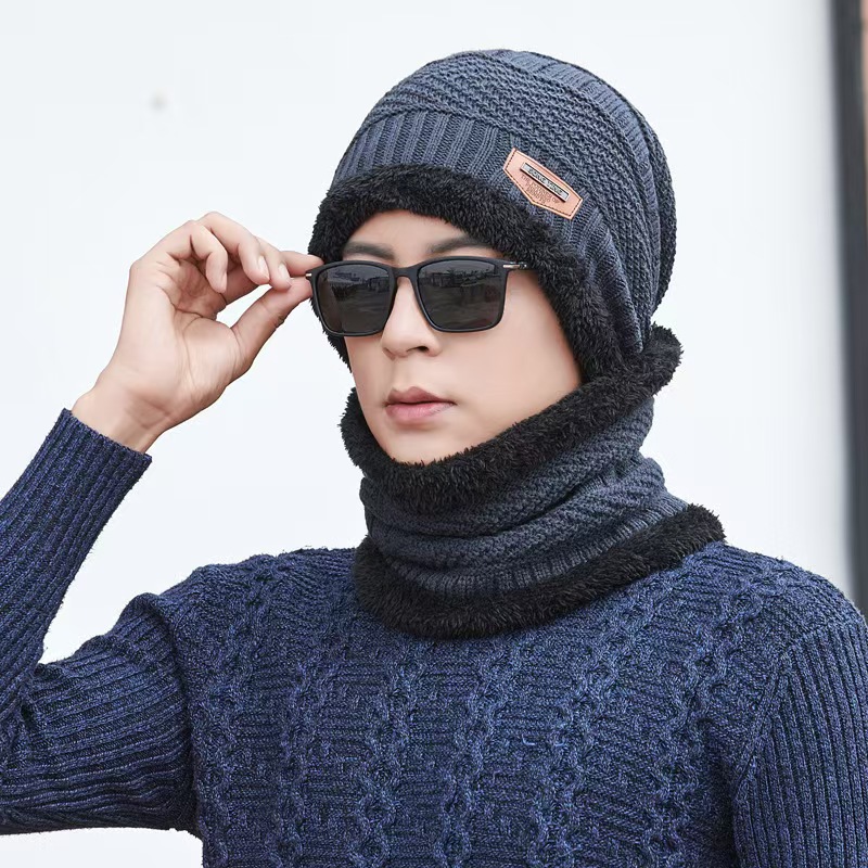 Cross-border hombre invierno protección de cuello calentamiento sombrero de invierno máscara de ciclismo a prueba de viento grueso sombrero de cuello image 5