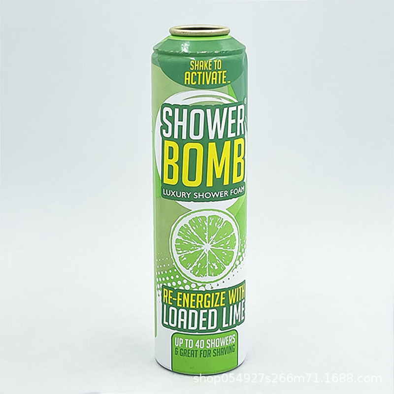 源头厂家 250ml 气雾罐 斜肩 铝瓶 印刷