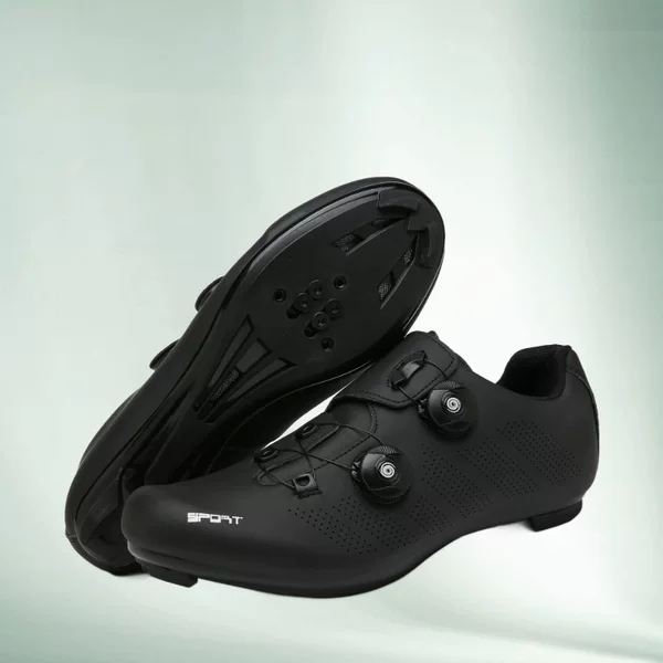 New Outdoor Road Bike Cycling Shoes Mountain Bike Lock Shoes Dynamic Power-Assisted Hard-Soled Cycling Shoes