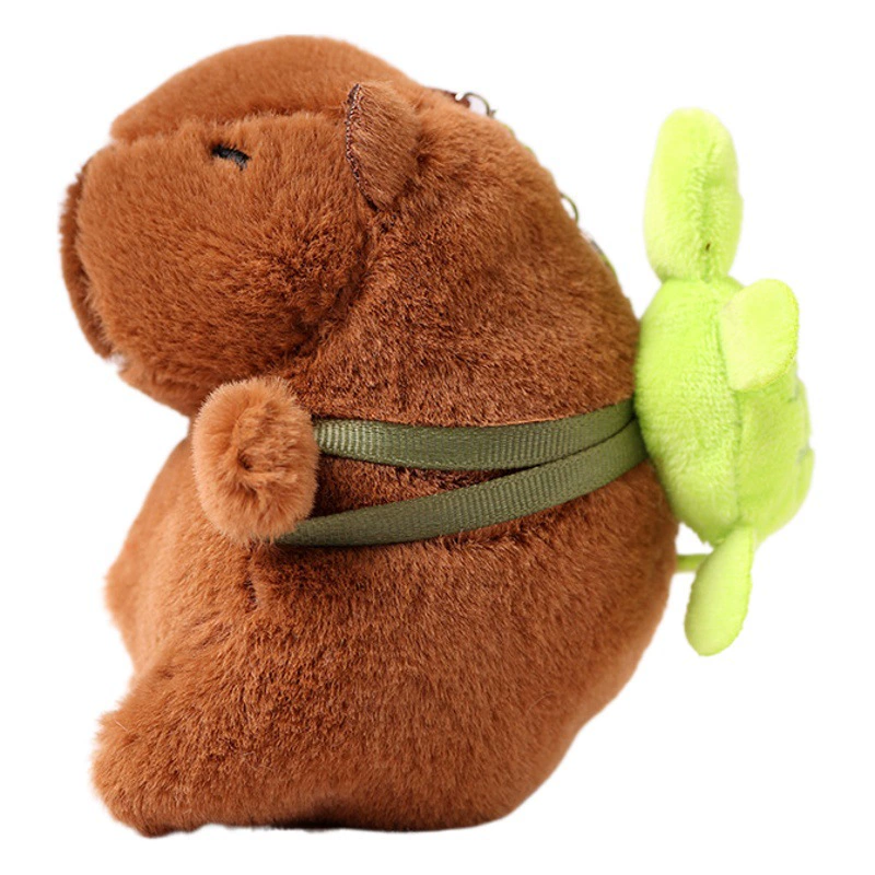 Капибара подвеска капибары плюшевая игрушка брелок тряпичная кукла маленькая каппи