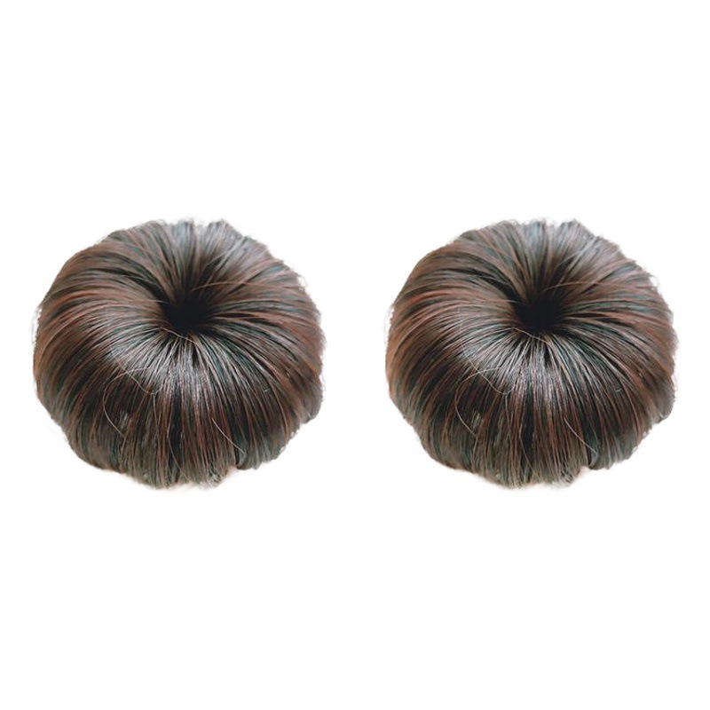 Peluca de bebé cabeza de bola chica cabeza de bola peluca bolsa de bebé horquilla bolsa de pelo una flor accesorios para el cabello