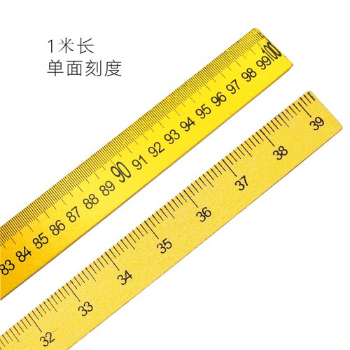 Clothing cutting 50cm/1m wooden ruler tailor measuring clothes wooden ruler wooden ruler measuring clothes in centimeters and inches