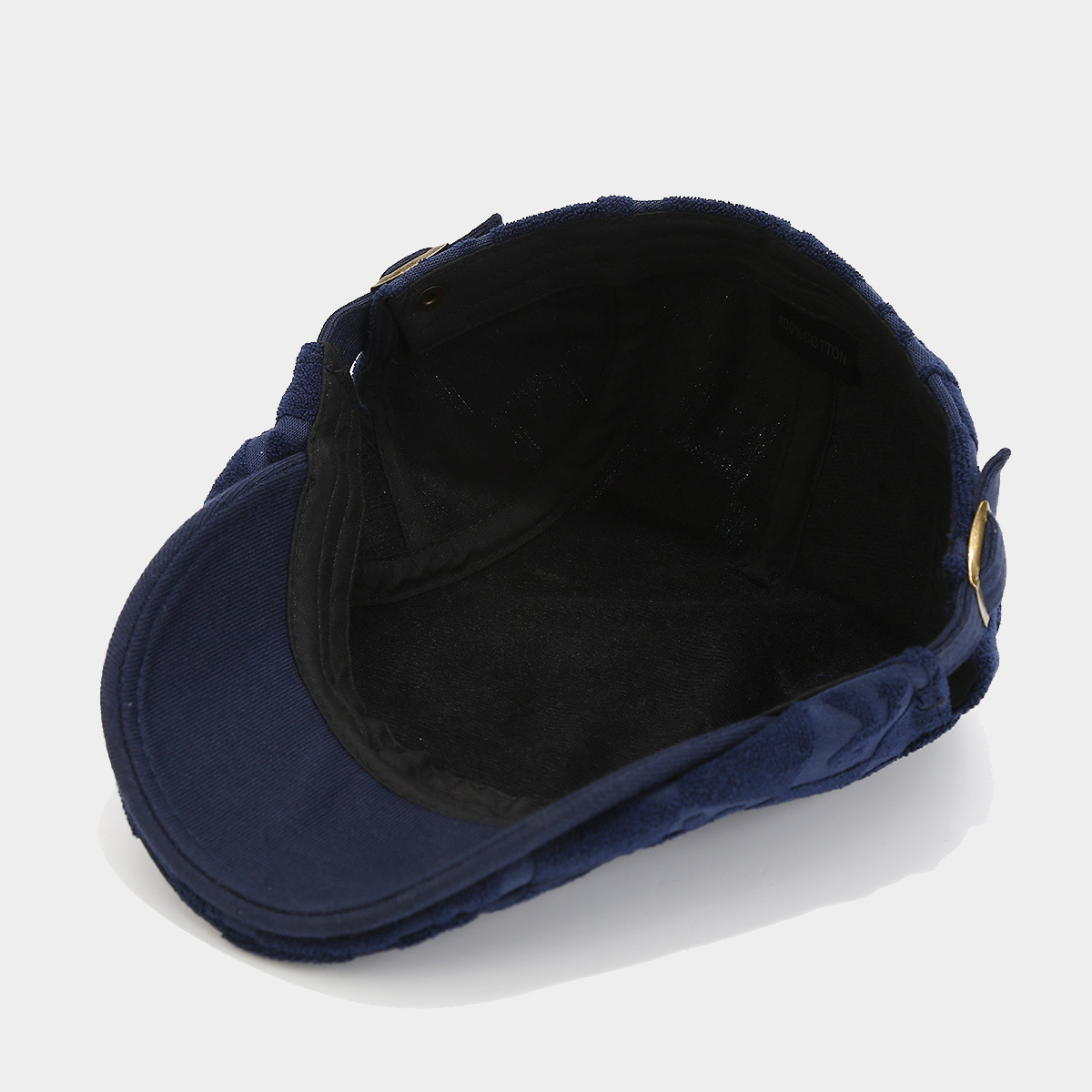 Moda europea y americana retro letras hacia adelante sombrero hombre literatura y arte casual Boina inglesa pareja herramienta de bisel corto sombrero de lengua de pato