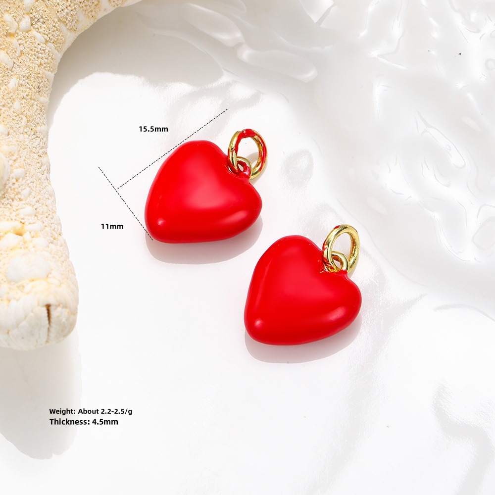 Bijoux En Gros Rétro Style Simple Star Forme De Cœur Noeud D'Arc Le Cuivre Pendentif Chaîne De Câble display picture 6