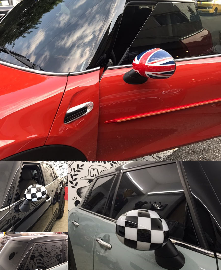 Suitable for Bmw Mini F54 F55 F56 F60 Car Rearview Mirror Cover British Flag Mirror Cover