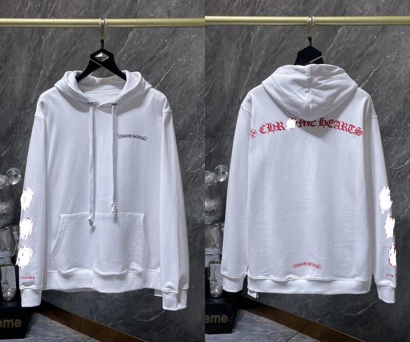 25ss正确版Chrome Hearts 克罗伈十字架连帽卫衣百搭潮流时尚批发|undefined