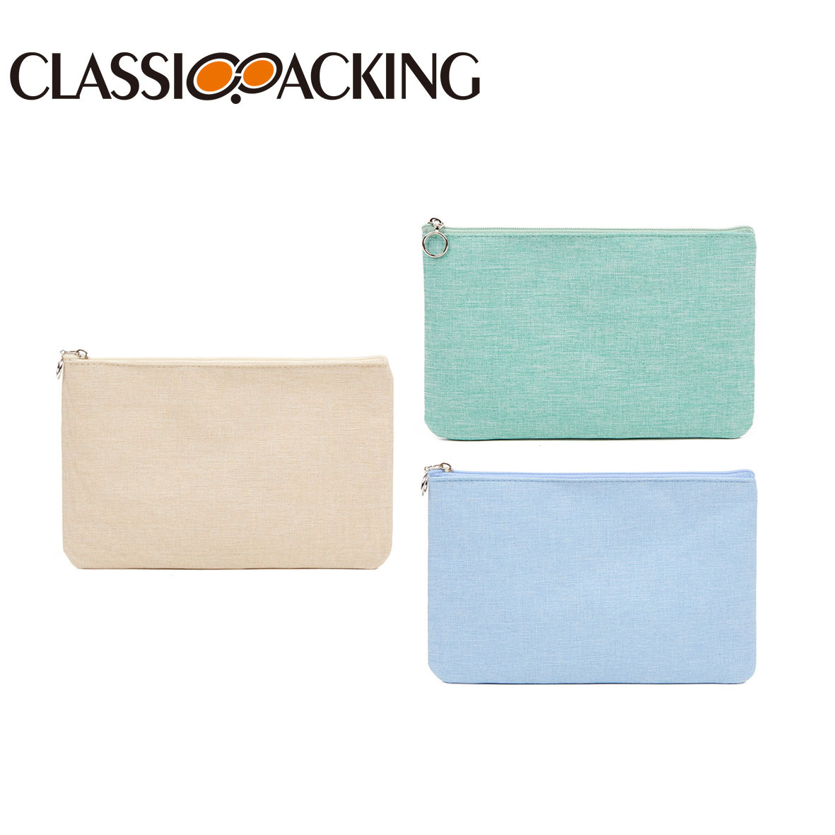 2022 bolsa de almacenamiento de invierno material de lona bolsa de cremallera portátil multifuncional bolsa de almacenamiento de viaje monedero