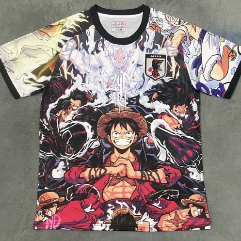 25-26 Nueva camiseta de anime de camiseta japonesa One Piece Samurai Sakura Dragon Ball Uniforme de fútbol transfronterizo de edición especial